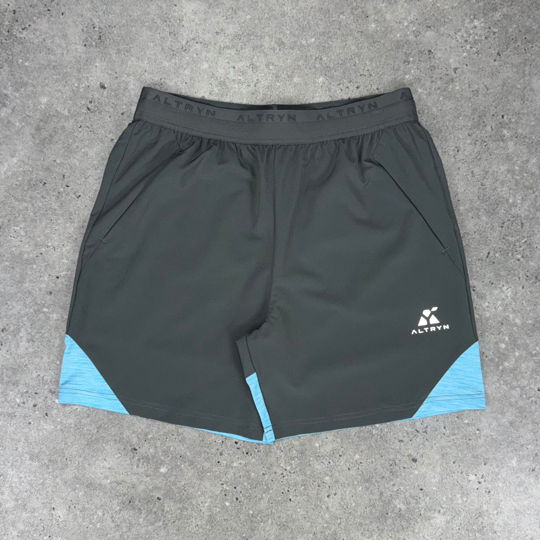 Altryn Landy Spacedye Shorts 'Lagoon Blue/Grey'