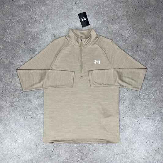 Under armour tech 1/4 zip 'beige'