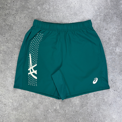 Asics road icon t-shirt set 'teal/black'