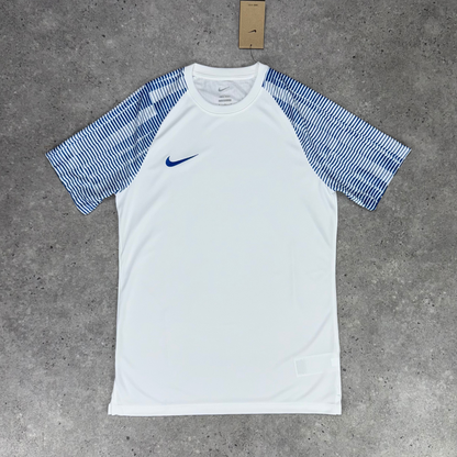 Nike academy park short set 'white/royal blue'