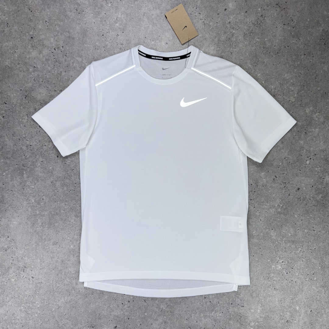 Nike windrunner miler short tri set 'white/grey'