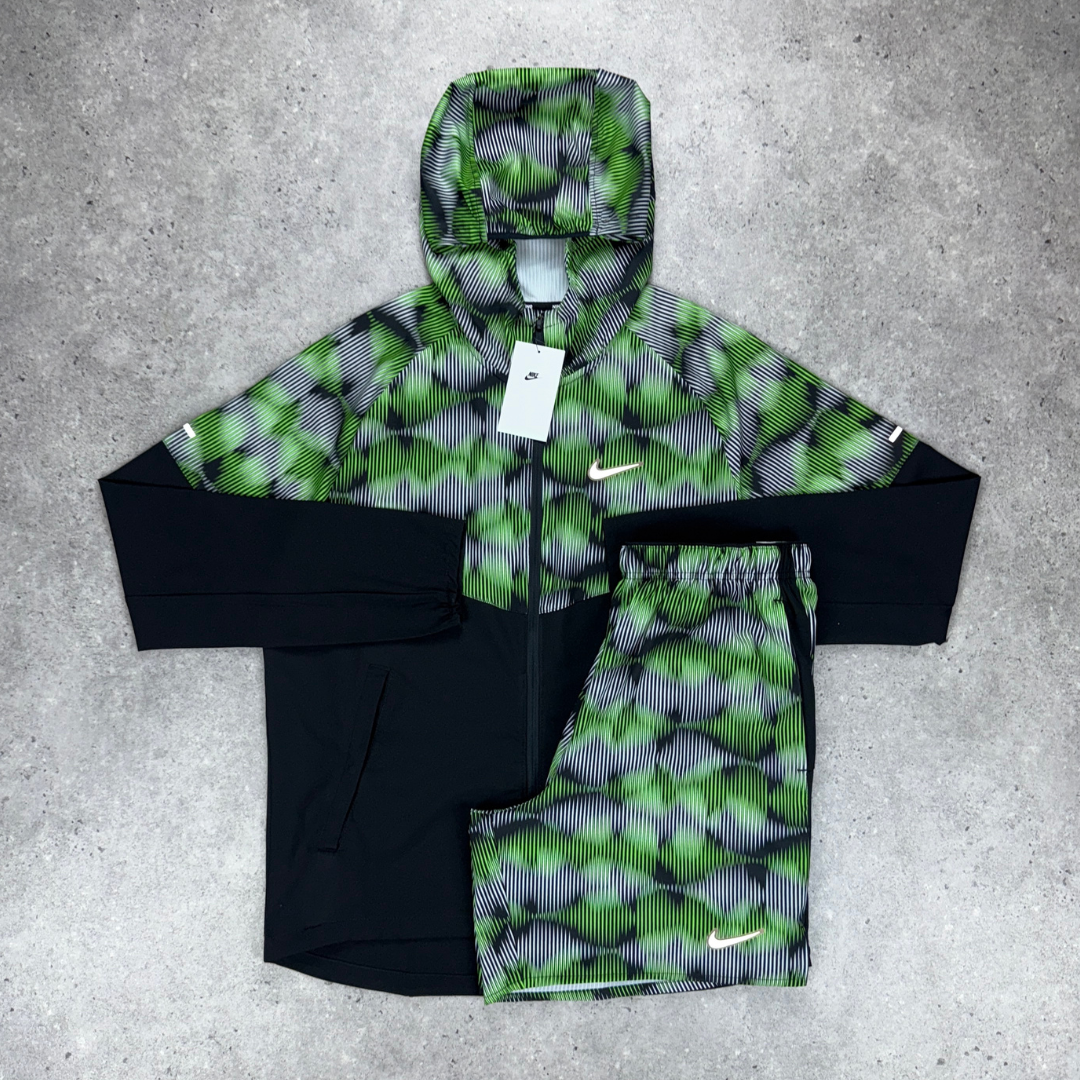 Nike graphic repel miler jacket 'green strike'