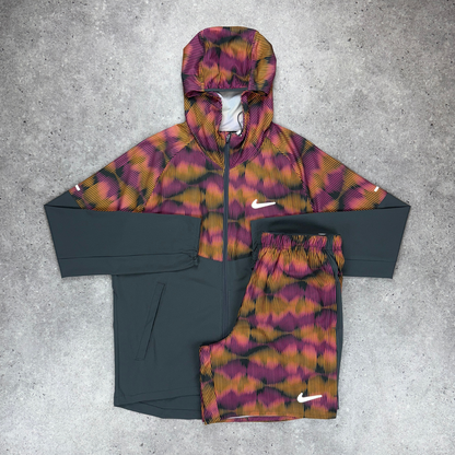 Nike graphic repel miler jacket 'playful pink'