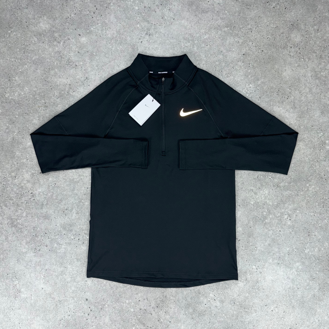 Nike 1/4 zip stride short tri-set 'black'