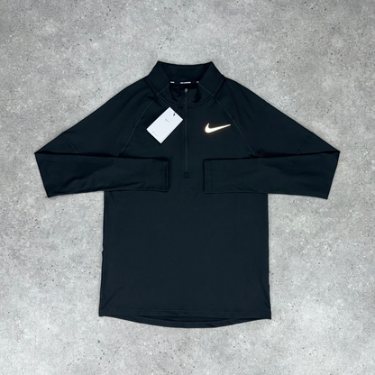 Nike 1/4 zip stride short tri-set 'black'