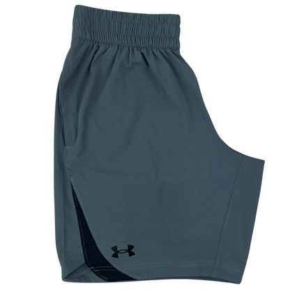 Under armour elevated woven 2.0 graphic shorts 'grey/black'