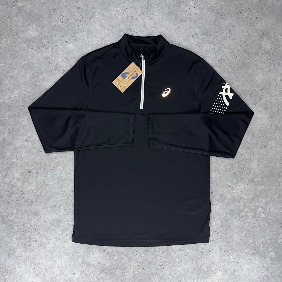 Asics icon 1/4 zip tri-set 'black'