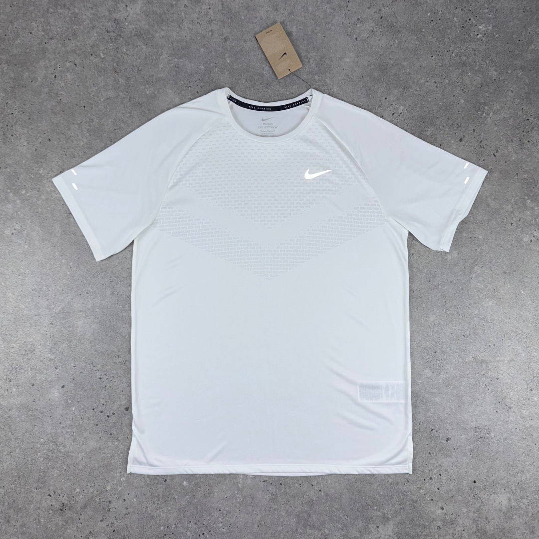 Nike 1/4 zip stride short tri-set 'grey/white'