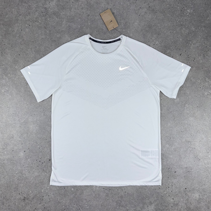 Nike 1/4 zip stride short tri-set 'grey/white'