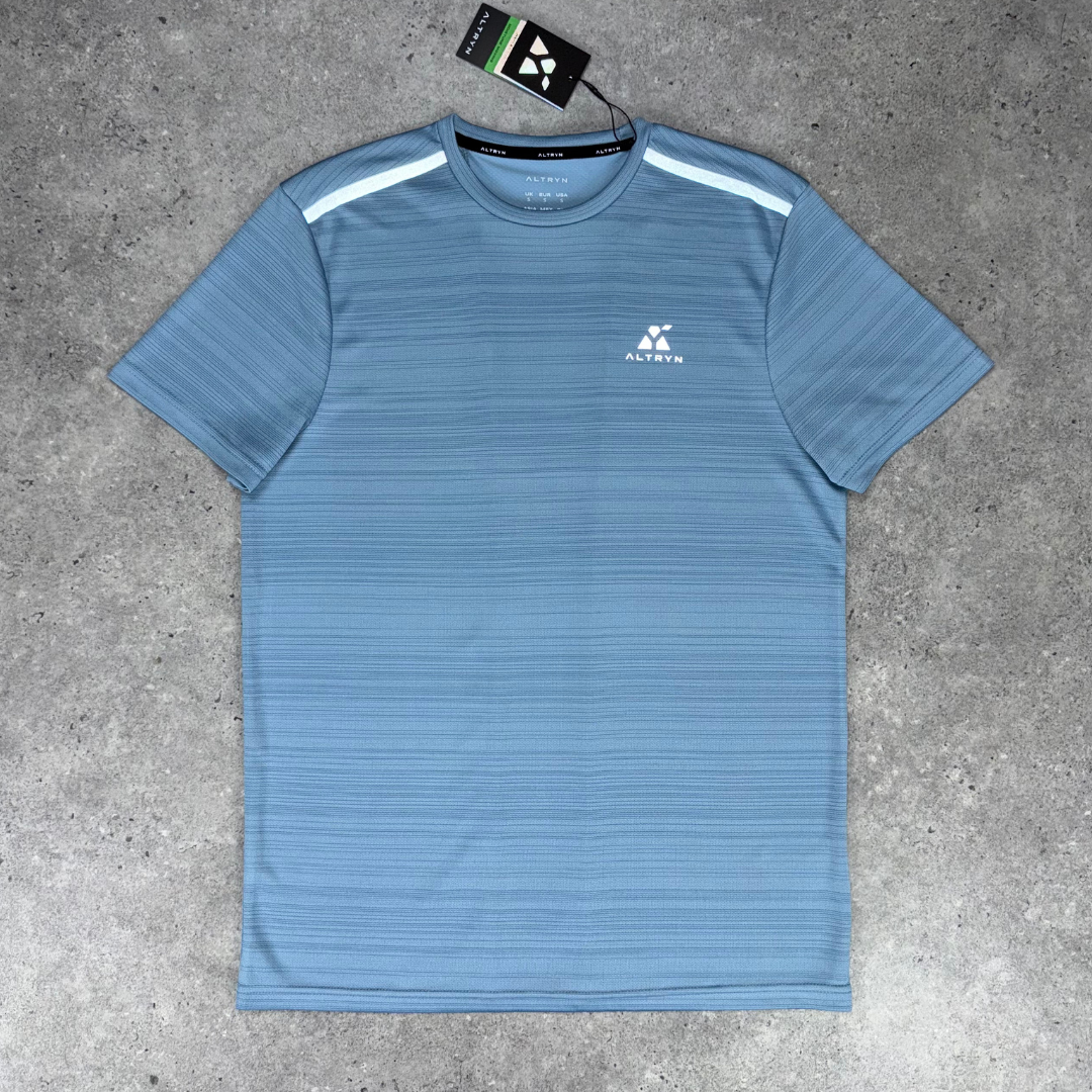 Altryn Bannister Tech T-shirt set 'Allure Blue/Black'