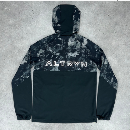Altryn Brush Print Jacket 'Steel/Black'
