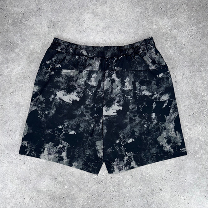 Altryn Brush Print Shorts 'Steel/Black'