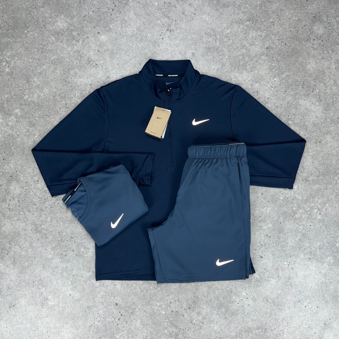 Nike pacer 1/4 zip set 'thunder blue'