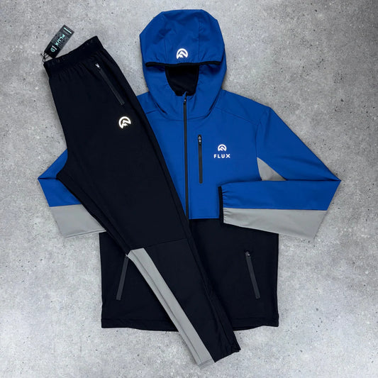 FLUX VERSATILITY TRACKSUIT SET - BLACK / ROYAL