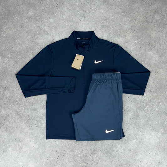 Nike pacer 1/4 zip set 'thunder blue'