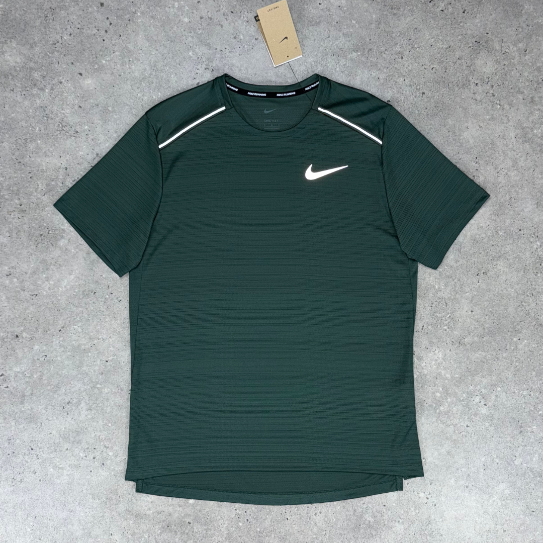 Nike miler 1.0 short set 'vintage green/black'