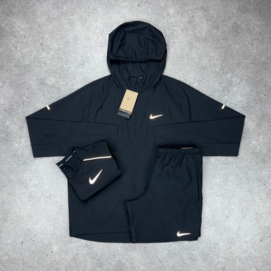 Nike repel miler short tri-set 'black'