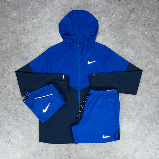 Nike windrunner miler flex short tri-set 'royal blue'