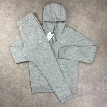 Nike club fleece tracksuit 'grey' set