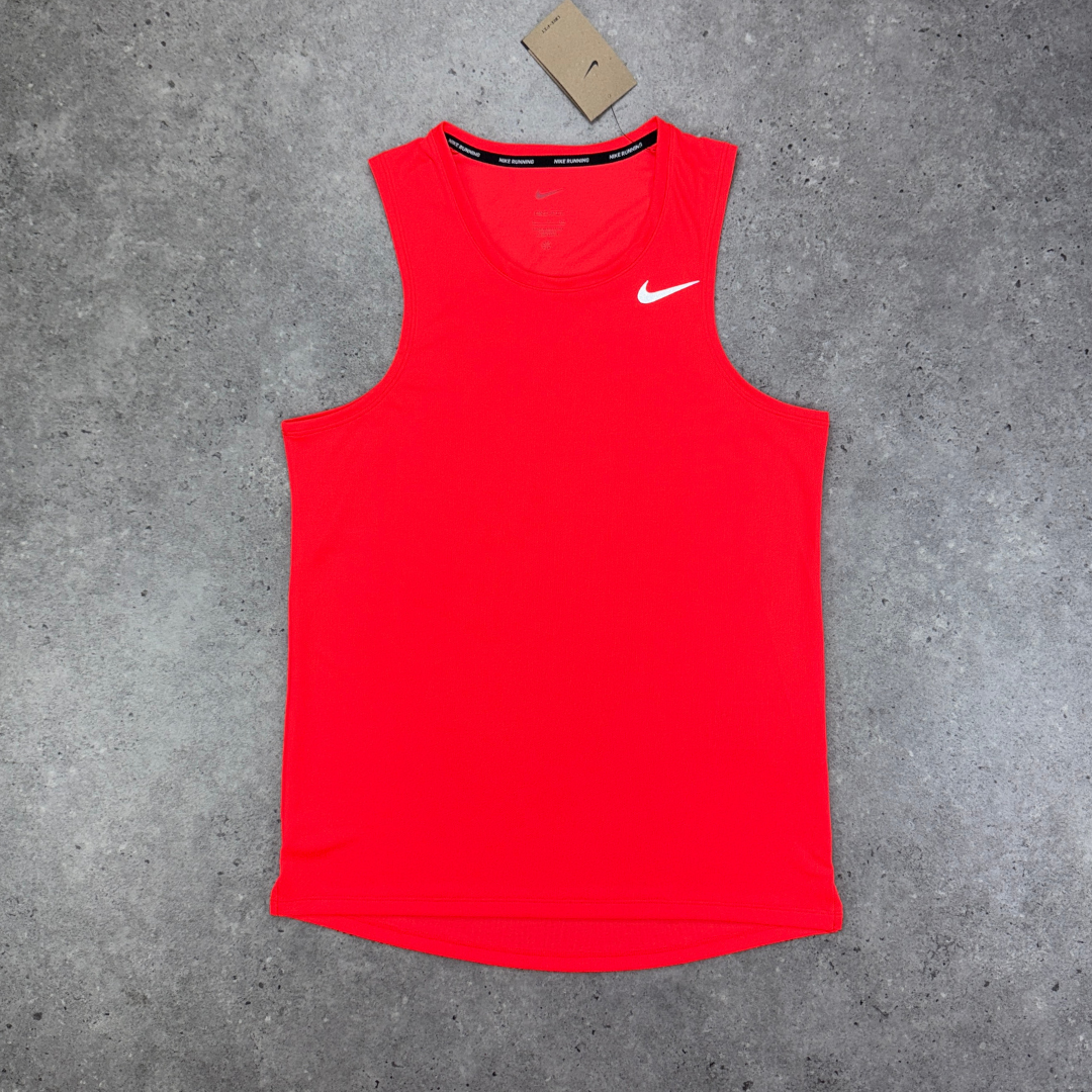 Nike miler vest short set 'crimson'