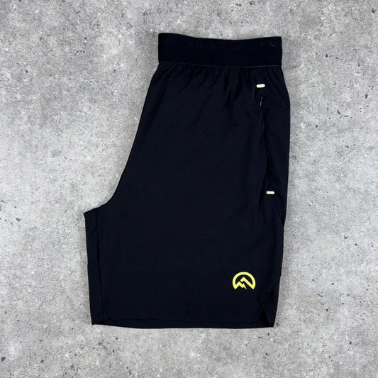FLUX VERSATILITY SHORTS - BLACK / NEON