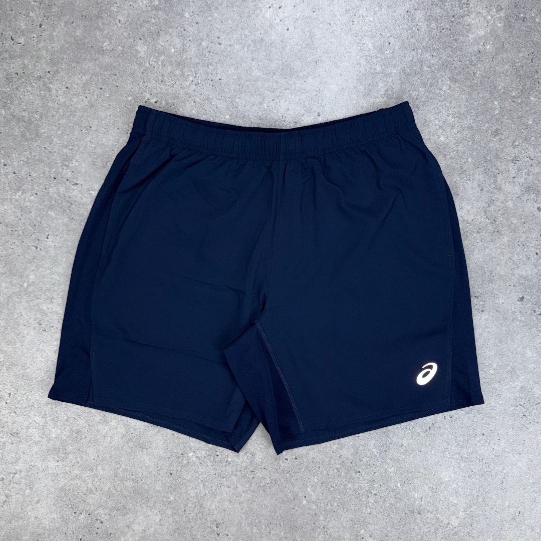 Asics seamless t-shirt short set 'birch blue/navy'