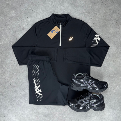Asics icon 1/4 zip 'black'