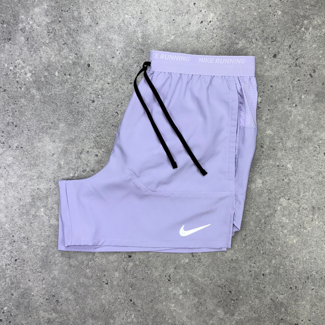 Nike miler vest flex short set 'hydrangea'