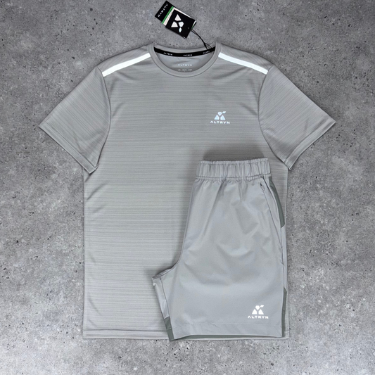 Altryn Bannister Tech T-shirt set 'Concrete/Grey Mix'