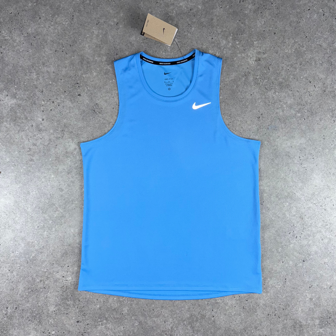 Nike miler vest short set 'university blue'