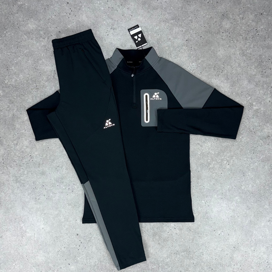 Altryn Anderson 1/4 Zip set 'Black/Grey'