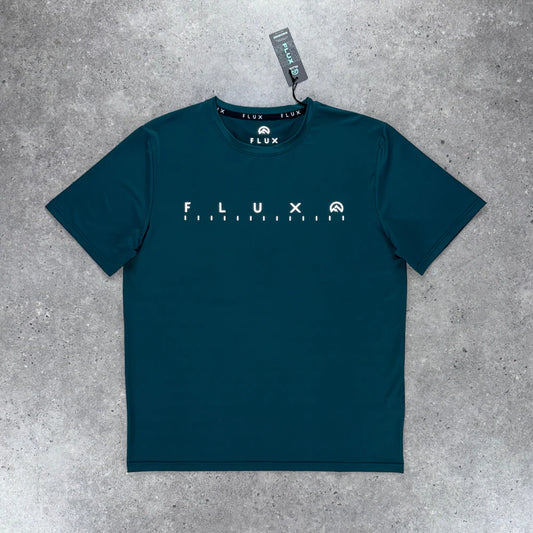 FLUX GRAPHIC LOGO T SHIRT - JUNGLE GREEN