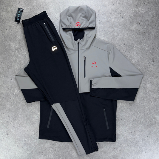 Flux Versatility Tracksuit Set 'Black/Red/Grey'