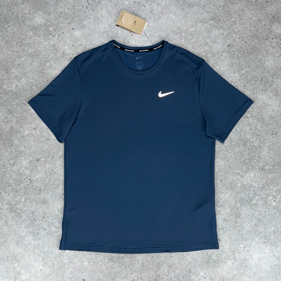 Nike pacer 1/4 zip miler short tri-set 'thunder blue'