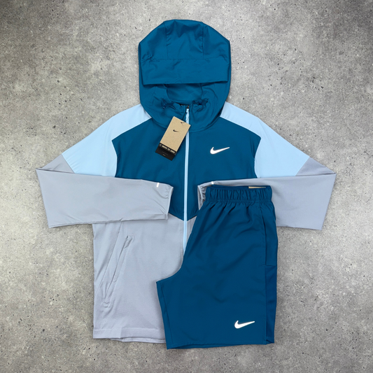 Nike windrunner 'green abyss' short set