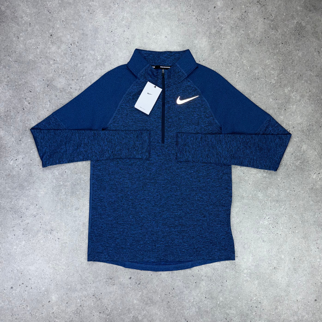 Nike 1/4 zip short set 'navy/black'