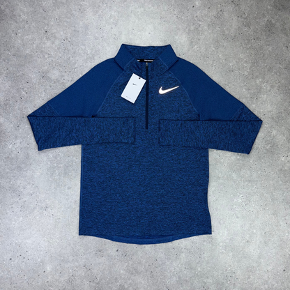 Nike 1/4 zip short set 'navy/black'