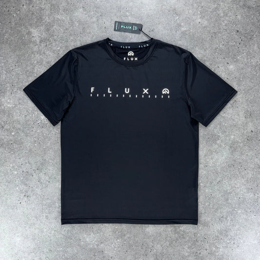 FLUX GRAPHIC LOGO T SHIRT - BLACK