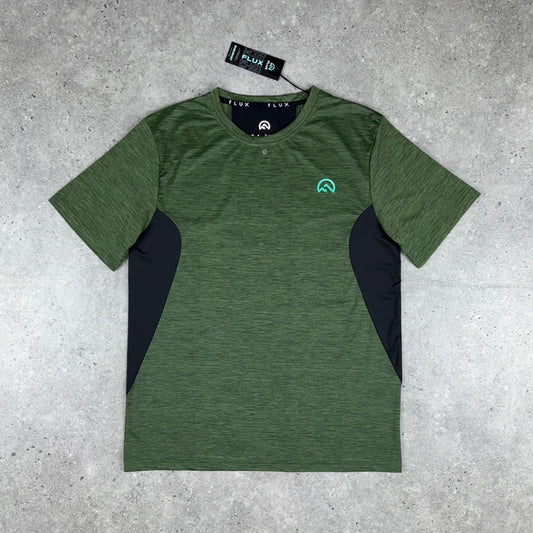 FLUX CONTRAST T SHIRT - KHAKI