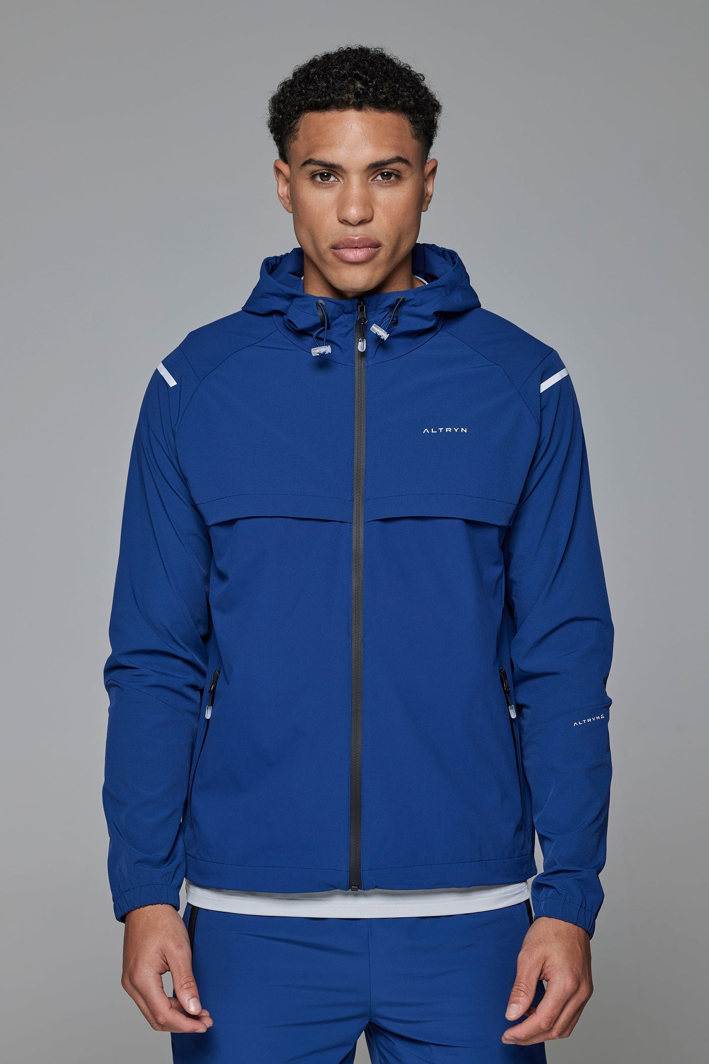 Altryn Ascend Tech Running Jacket 'Royal Navy'