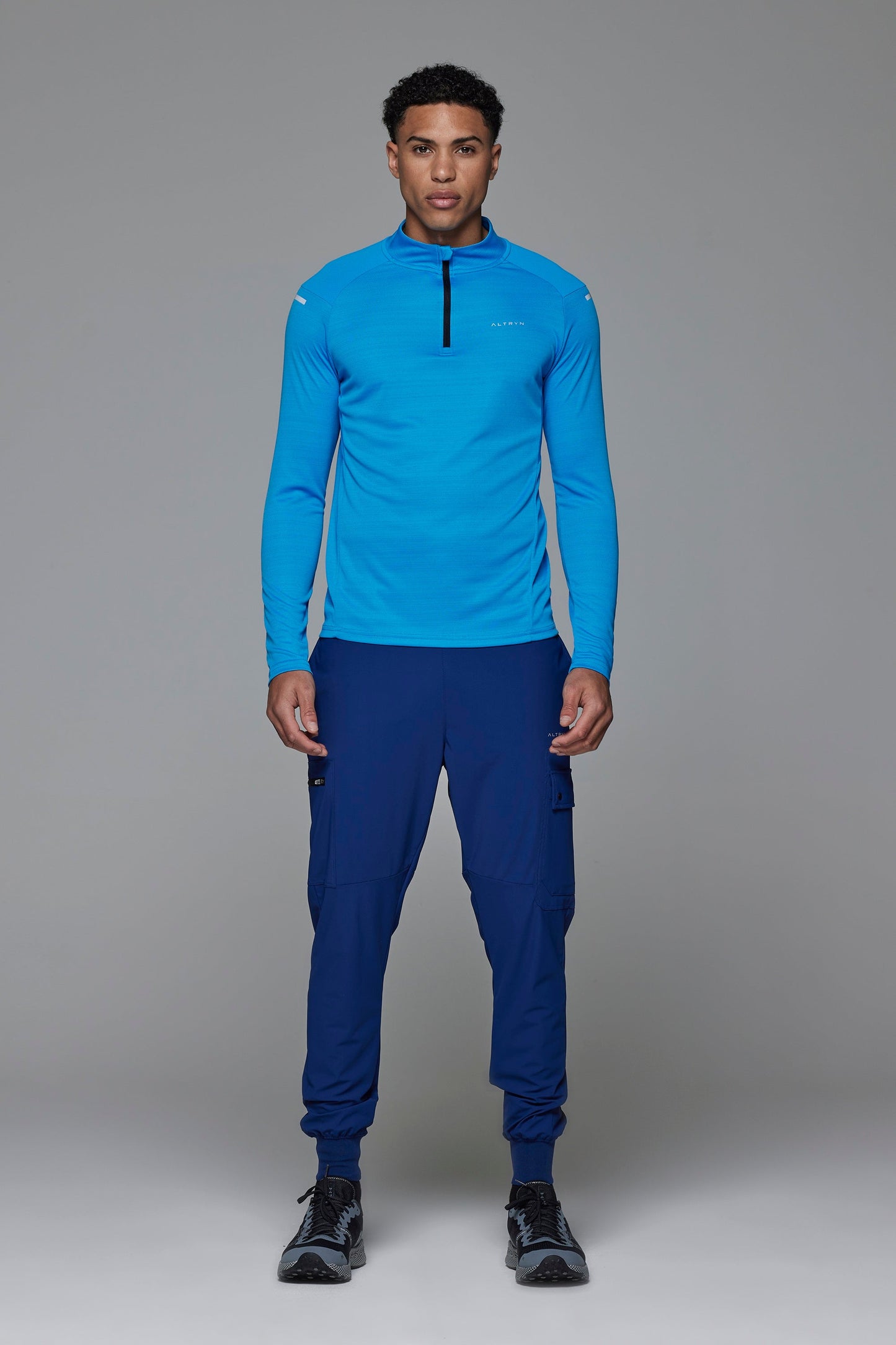 Altryn Pike Tech 1/4 Zip Top 'Azure Blue'