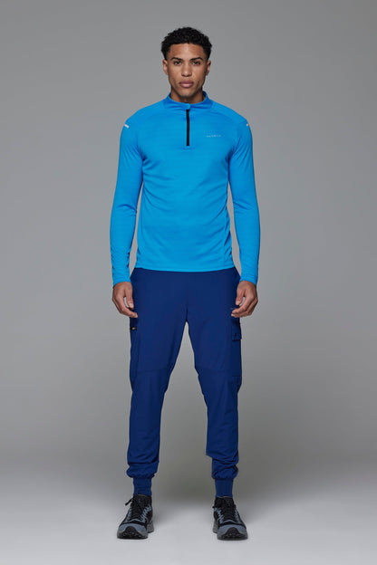 Altryn Pike Tech 1/4 Zip Top 'Azure Blue'