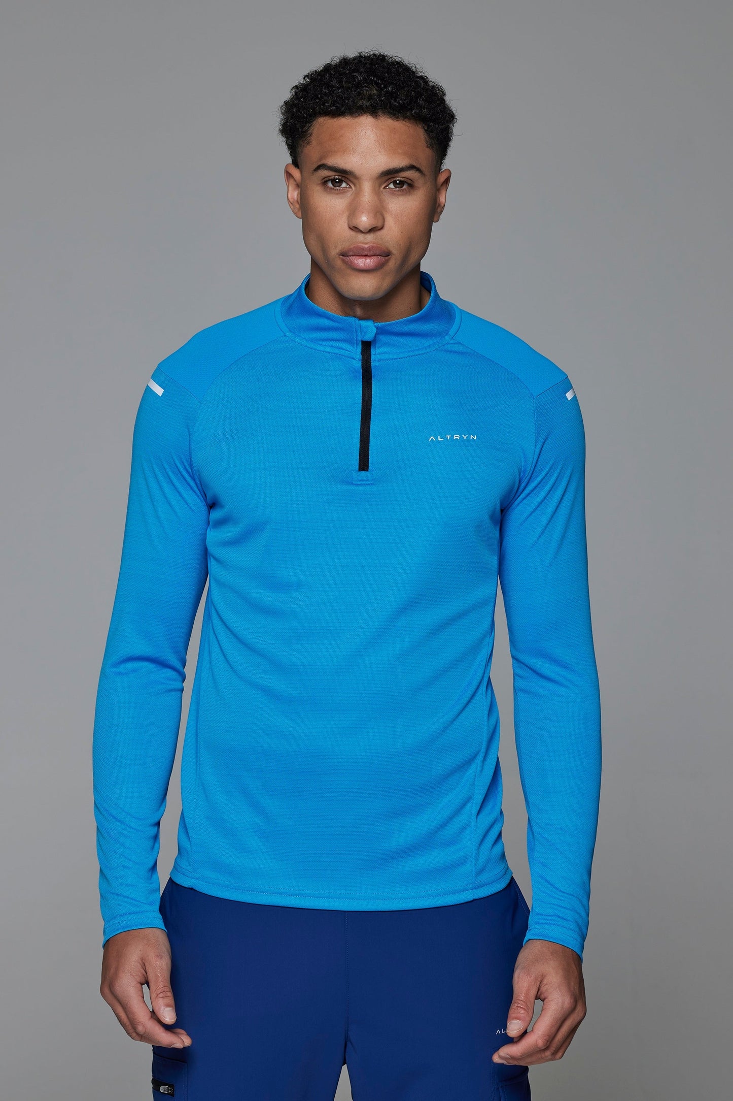 Altryn Pike Tech 1/4 Zip Top 'Azure Blue'