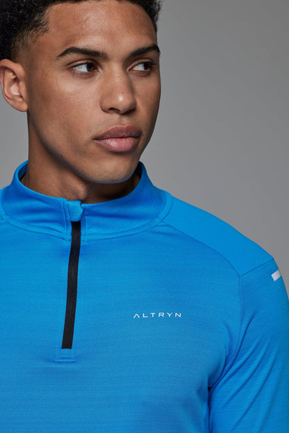 Altryn Pike Tech Quarter Zip Set 'Azure/Black'