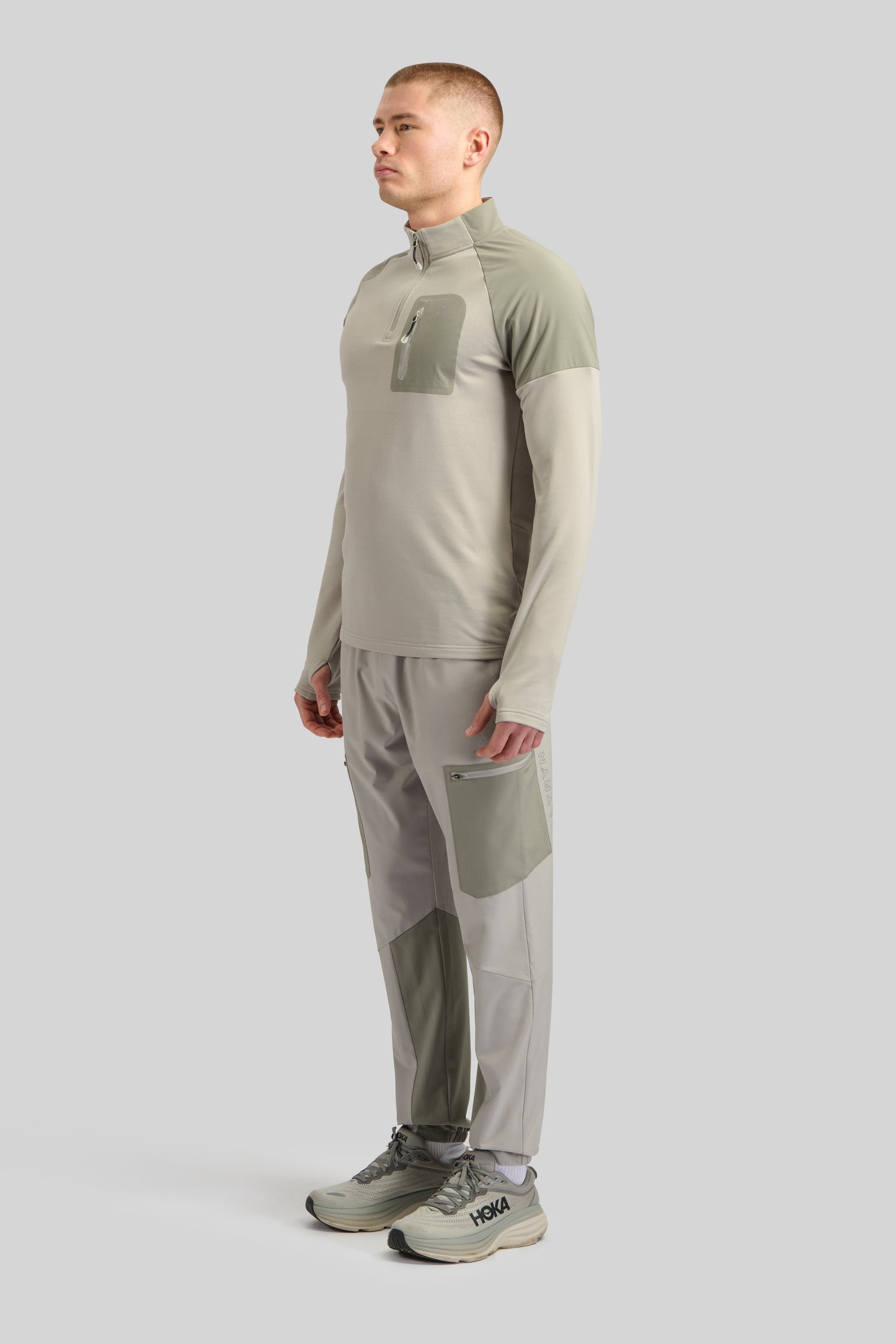 Altryn Anderson Quarter Zip 'Grey Mix'