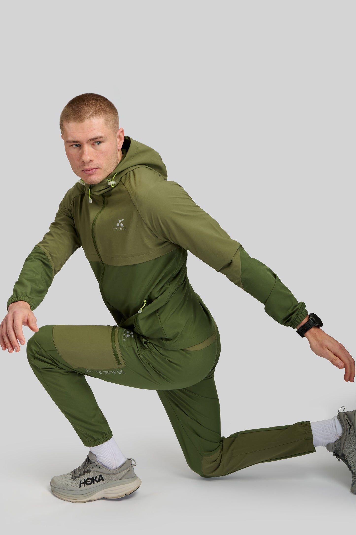 Altryn Wooderson Track Pants 'Khaki Mix'