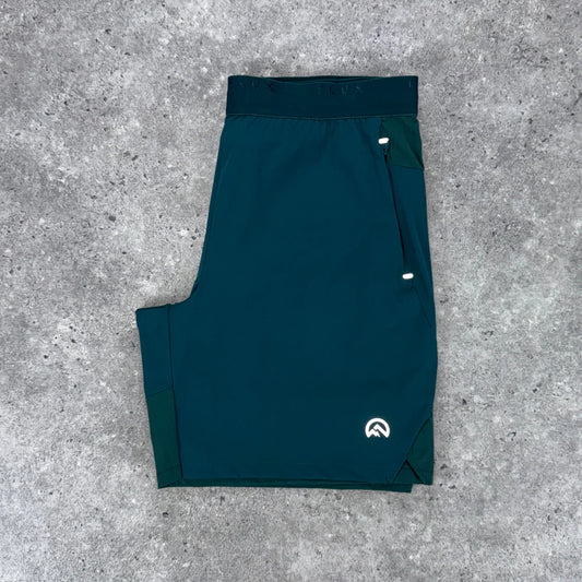 FLUX PERFORMANCE SHORTS - JUNGLE GREEN