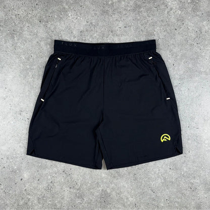 FLUX VERSATILITY SHORTS - BLACK / NEON