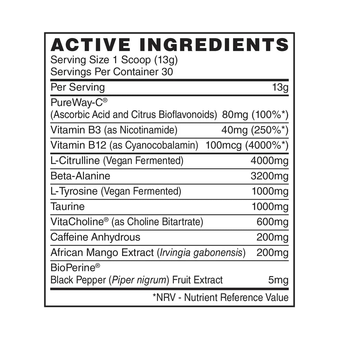Naughty Boy Energy Pre-Workout 30 Servings