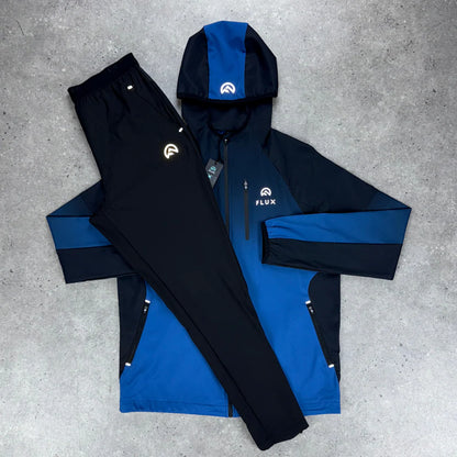 FLUX GRADIENT PERFORMANCE TRACKSUIT SET - BLACK / ROYAL